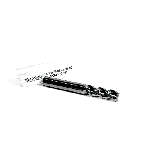 Frez węglikowy VHM Fi 8 x 60mm do aluminium 3Z